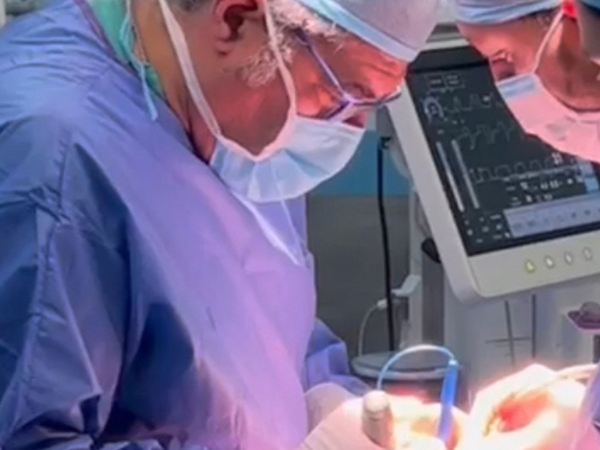 Professor Hossam Salah in a consultation